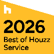 Prix de la satisfaction client décerné par le site Houzz à l’Atelier Vertigo pour la 10ᵉ année consécutive